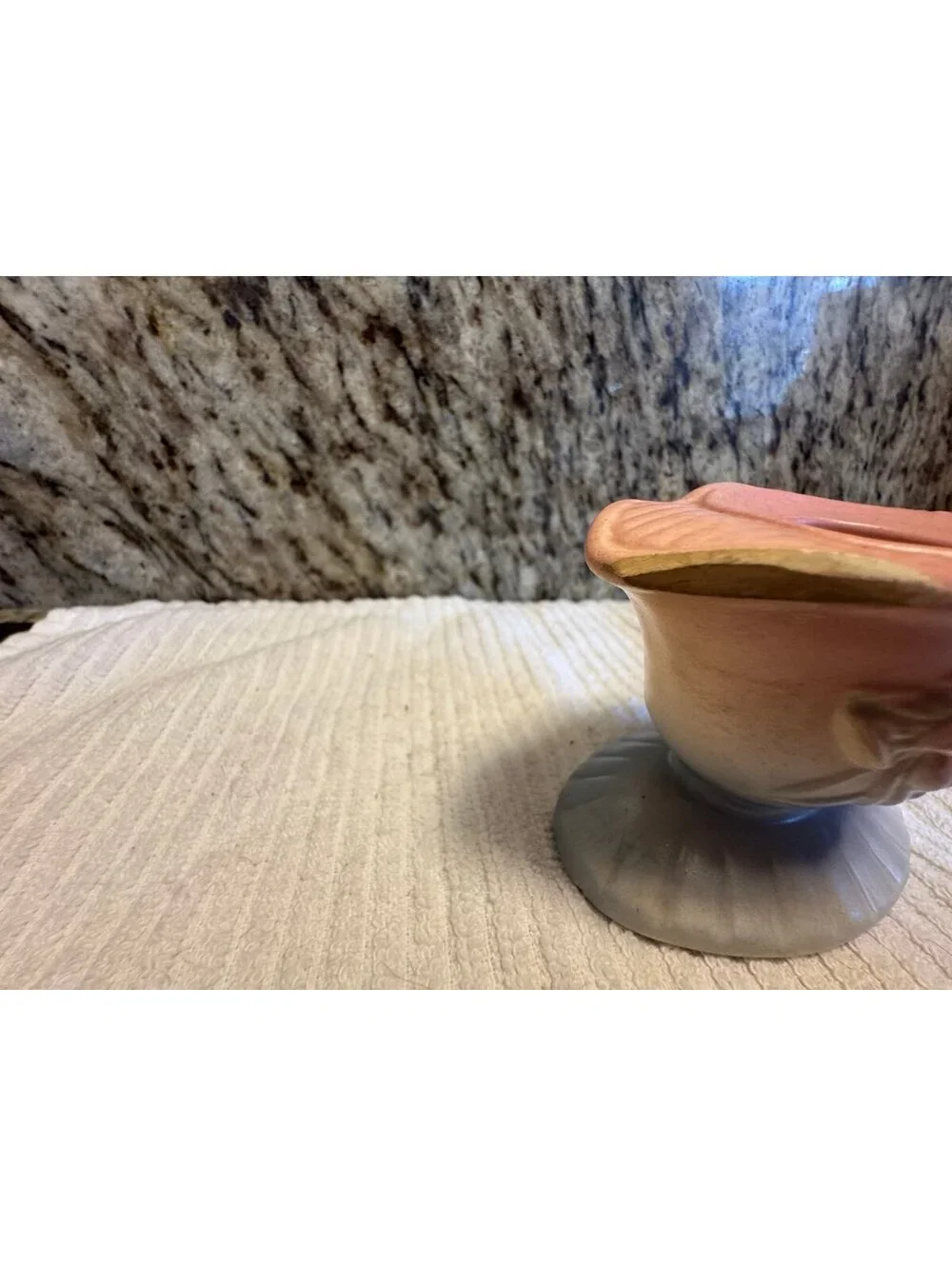 vintage Hull Art Pottery Wildflower pattern candlestick holder